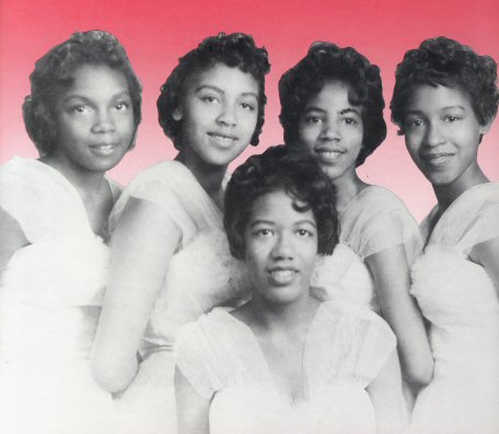 The Chantels, 1957: (L to R): Rene Minus, Sonia Goring,
Arlene Smith, Lois Harris, Jackie Landry