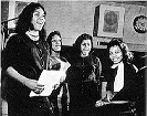 Shirelles in the studio